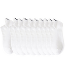 Meia-passos alegres - Cores Únicas- 10 pares