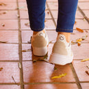 Meia-passos alegres - Cores Únicas- 10 pares