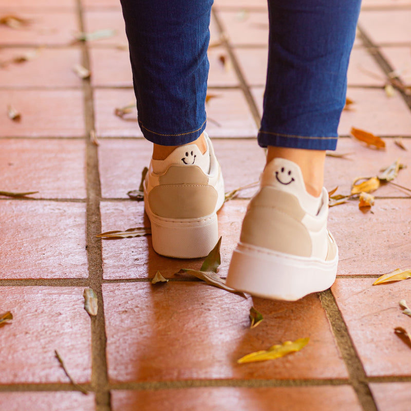 Meia-passos alegres - Cores Únicas- 10 pares