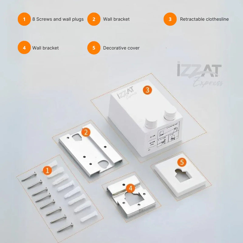 Varal Invisível FlexLine – Discrição e Eficiência no Seu Espaço