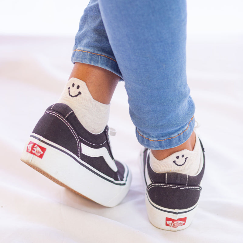 Meia-passos alegres - Cores Únicas- 10 pares