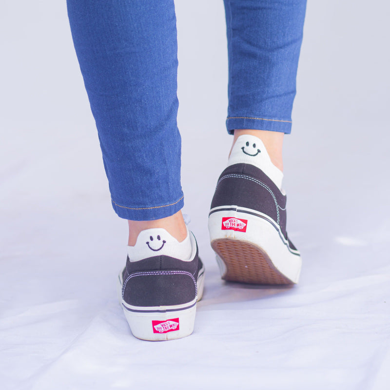 Meia-passos alegres - Cores Únicas- 10 pares