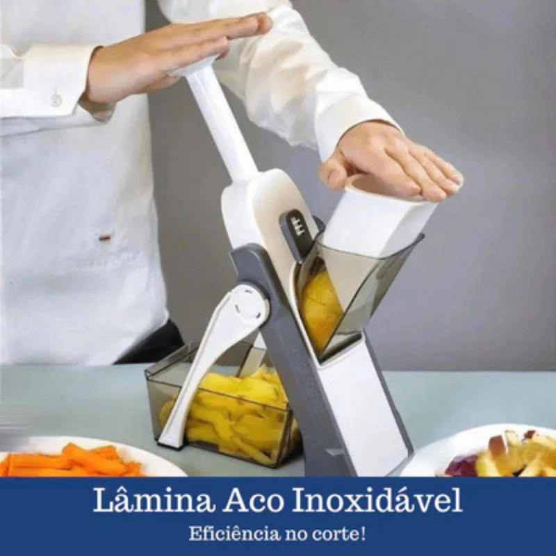 Cortador de Legumes ChefPrático – 5 em 1 para Cozinha Eficiente
