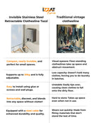 Varal Invisível FlexLine – Discrição e Eficiência no Seu Espaço