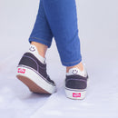 Meia-passos alegres - Cores Únicas- 10 pares