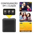 Karaokê Show em Casa - Dois microfones sem fio