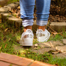 Meia-passos alegres - Cores Únicas- 10 pares