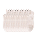 Meia-passos alegres - Cores Únicas- 10 pares