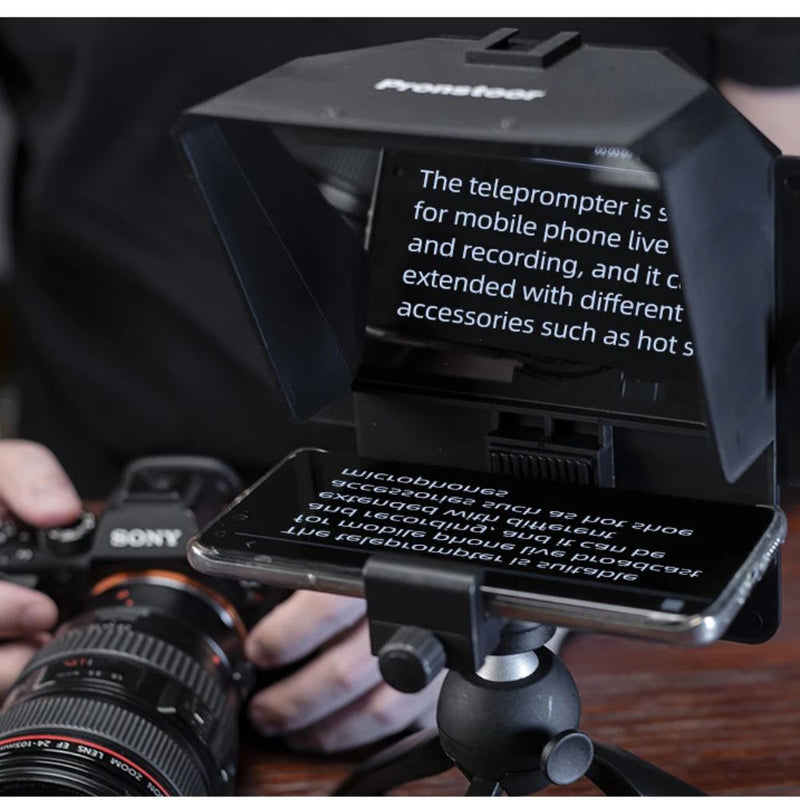 ProTexto Compact - Para Smartphones e DSLRs com Controle Remoto