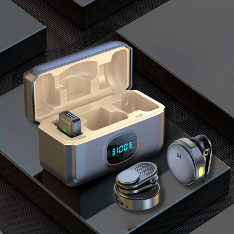 Microfone FreeVoice – Liberdade para Gravar com Qualidade
