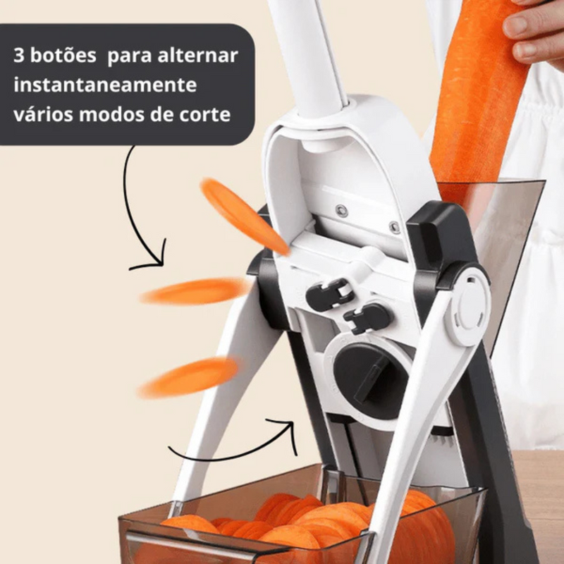 Cortador de Legumes ChefPrático – 5 em 1 para Cozinha Eficiente